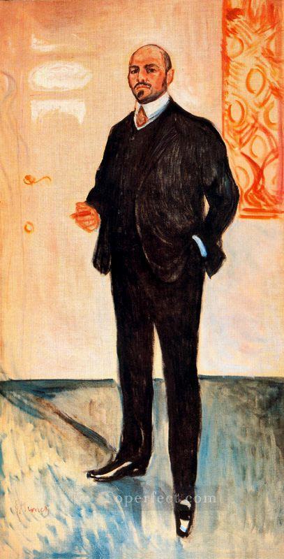 walter rathenau 1907 Edvard Munch Oil Paintings